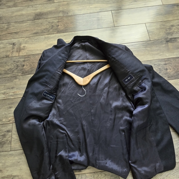 Classic Canali Mr Sid Made In Italy Grey Men's Blazer 💯 Pure Wool 46US  1614019 - Picture 8 of 16